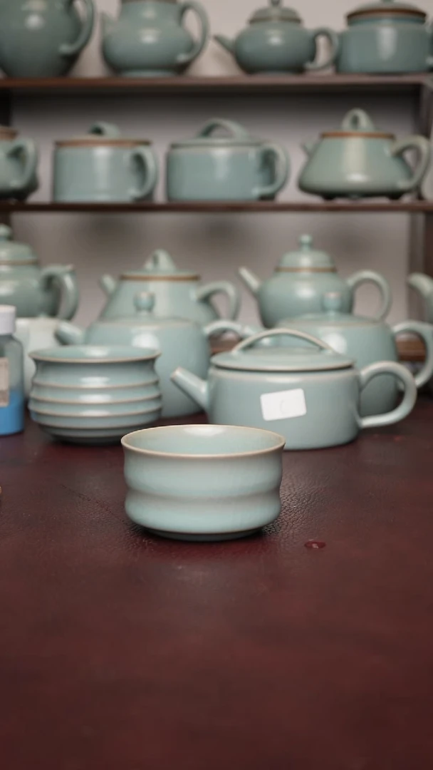 摆件瓷2级矮竹节