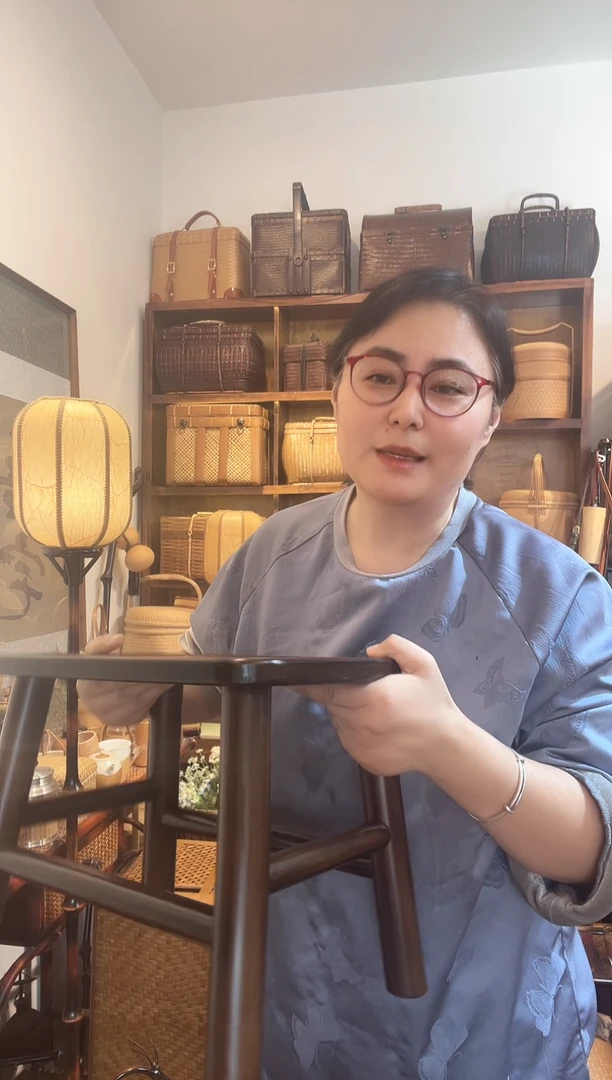 竹编竹制童趣小凳子