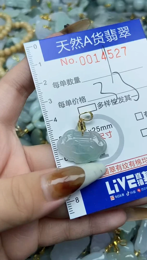 【闪购商品】翡翠颈饰未镶嵌天然A货翡翠