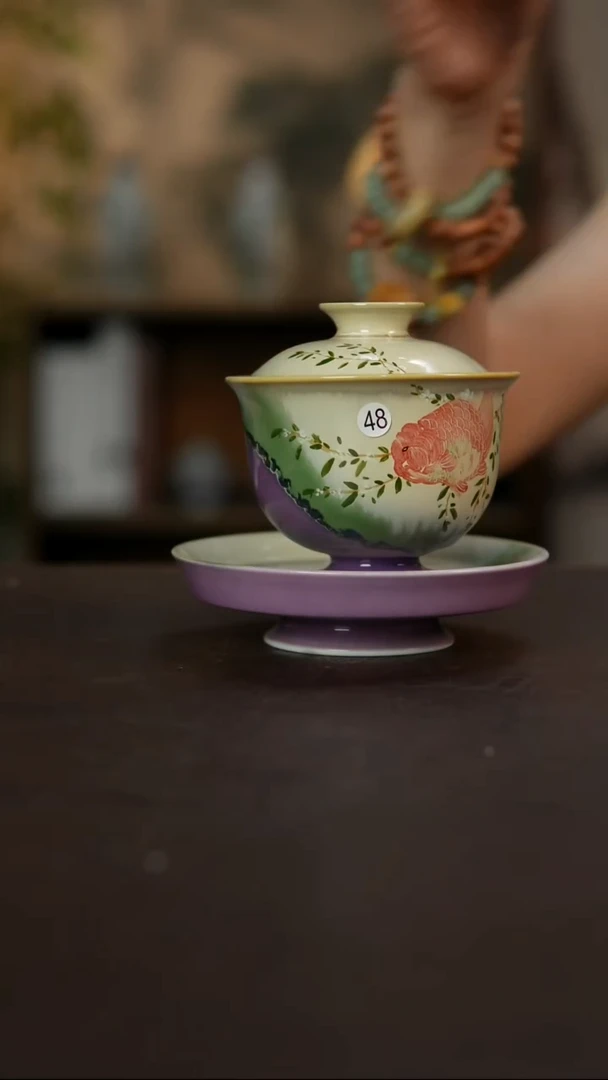 杯景德镇陶瓷杯碗柴烧多人