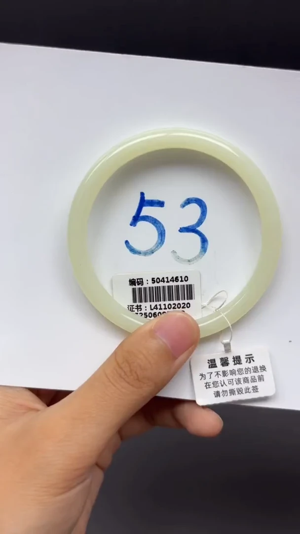未镶嵌手镯和田玉4610