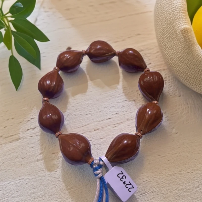 梅林大21三角核精抛爆红无雕刻手持橄榄核