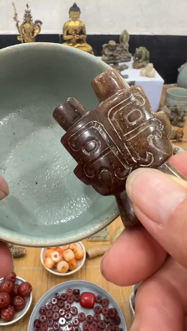 瓷片手工，手绘，陶瓷