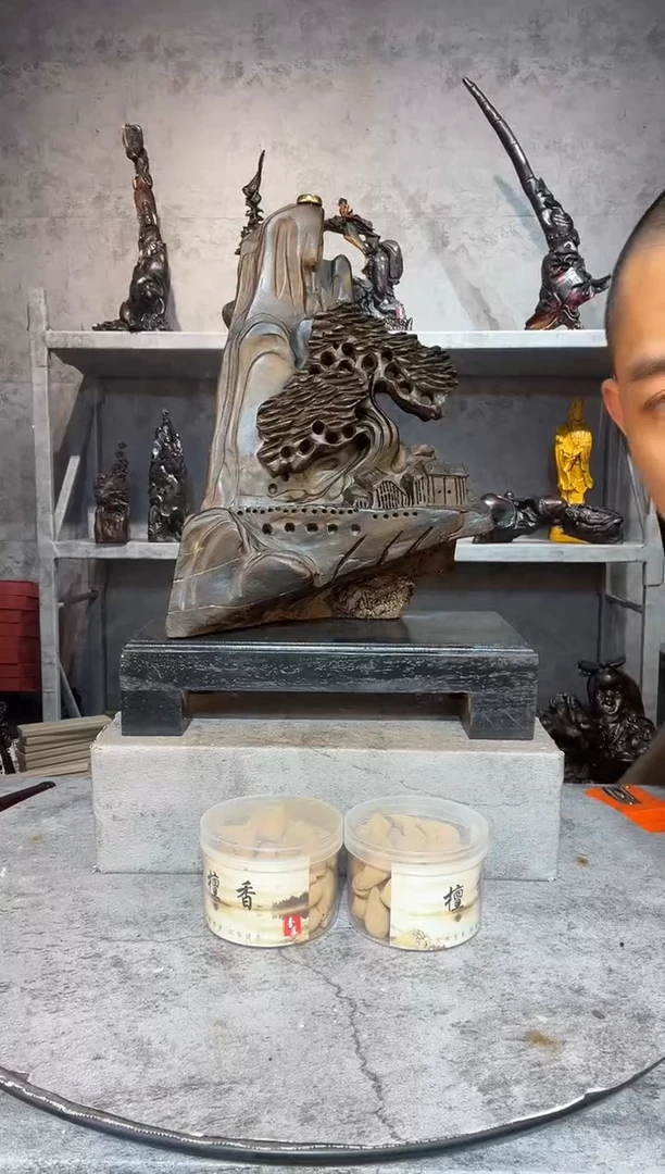 金丝楠金丝楠木精工雕刻摆件