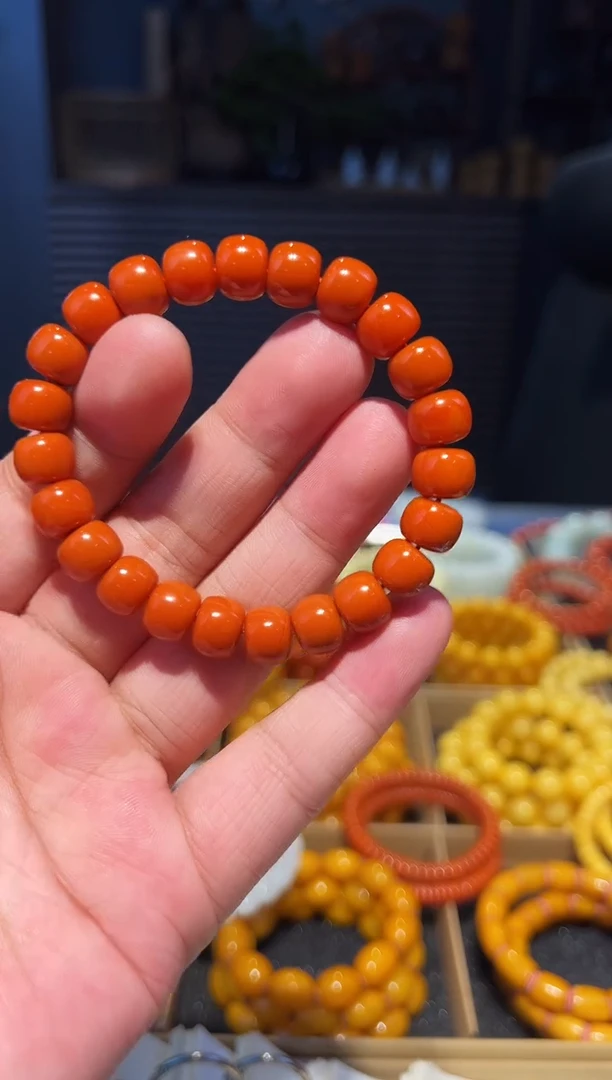 未镶嵌手串南红玛瑙10+