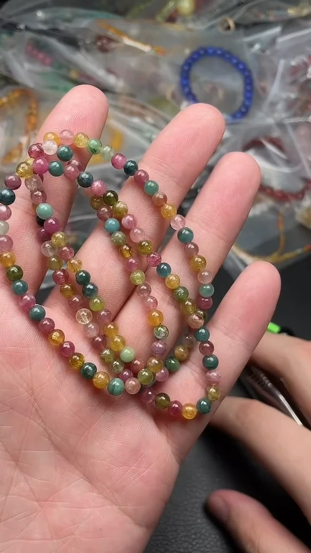未镶嵌手串碧玺多样性发货拍一发一