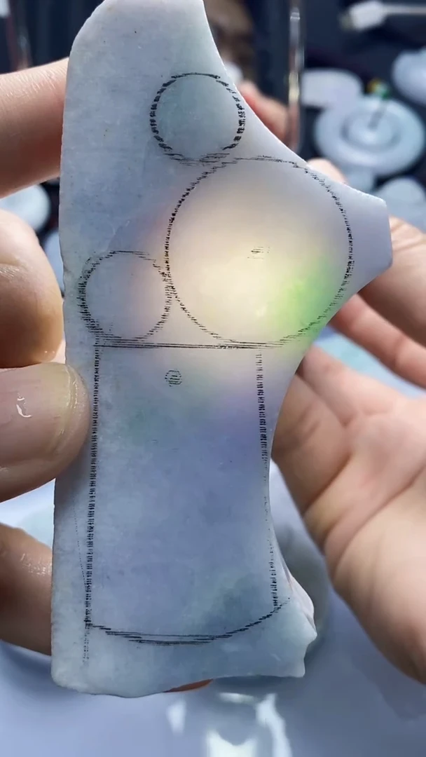 裸石翡翠天然缅甸A货【海】09