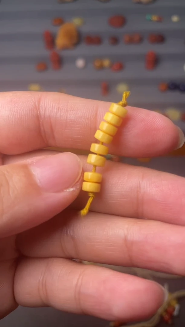 未镶嵌蜜蜡裸石多样性发货，5mm蜜蜡精工隔片八片