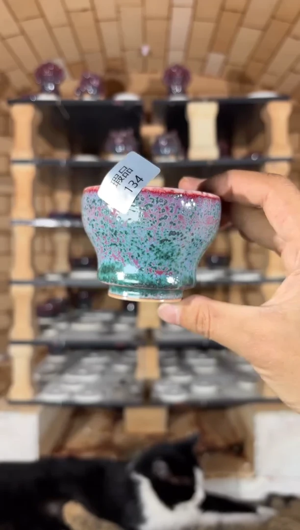 摆件精品窑变钧瓷茶器