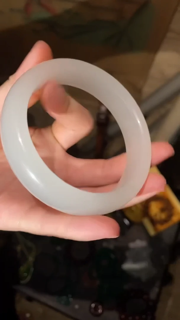 和田玉手镯未镶嵌永玉阁精品专属摆件