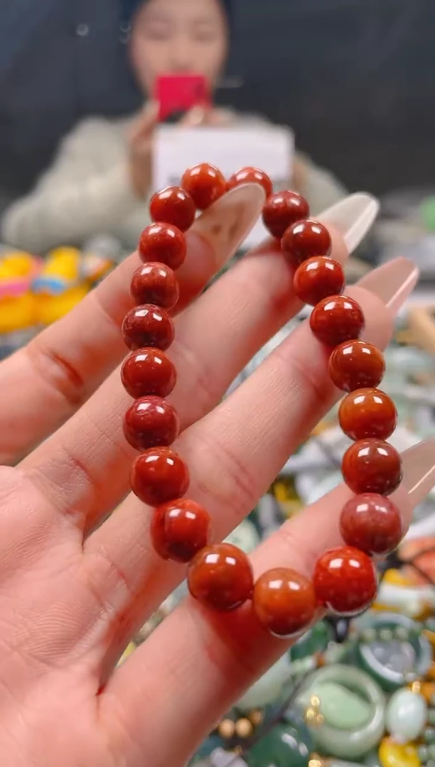 【闪购商品】翡翠颈饰未镶嵌7-8MM/Y/翡翠A货一图一物