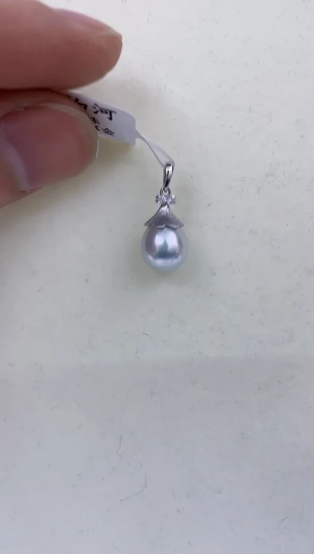 颈饰14K金镶嵌海水珍珠