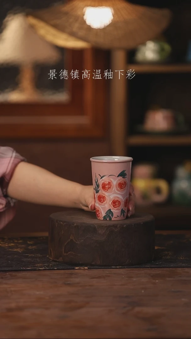 陶瓷景德镇高温釉下手绘陶瓷146