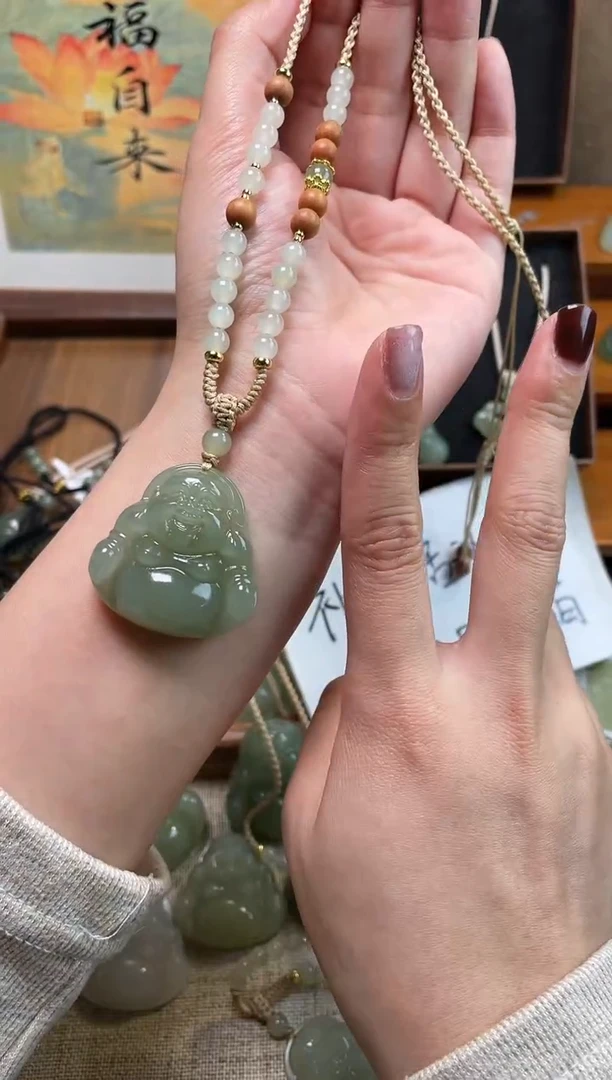 【闪购商品】和田玉颈饰未镶嵌35佛