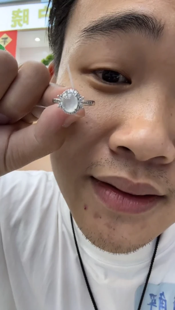 【闪购商品】翡翠颈饰银S925镶嵌天然翡翠A货孤品一件