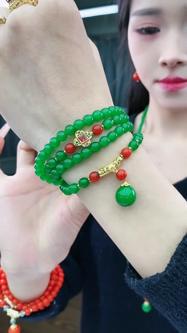 【闪购商品】翡翠颈饰14K金镶嵌D229项链