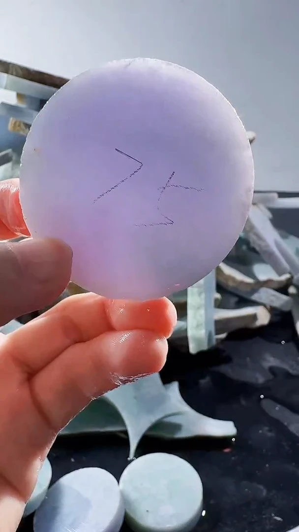 裸石翡翠缅甸翡翠A货文2707
