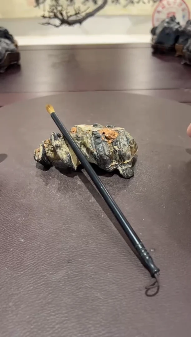 大*.意境典雅砚台烟缸摆件