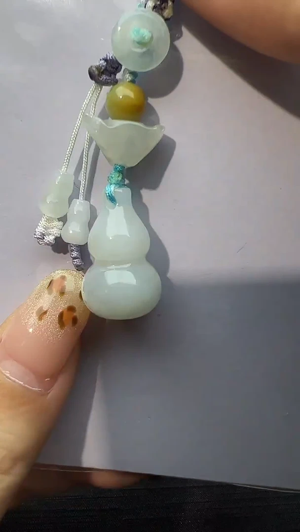 未镶嵌挂件翡翠葫芦挂件