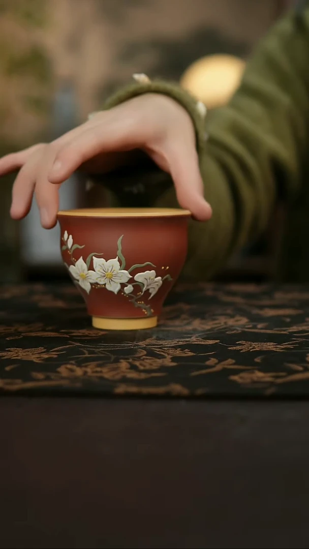 景德镇陶瓷杯碗柴烧多人