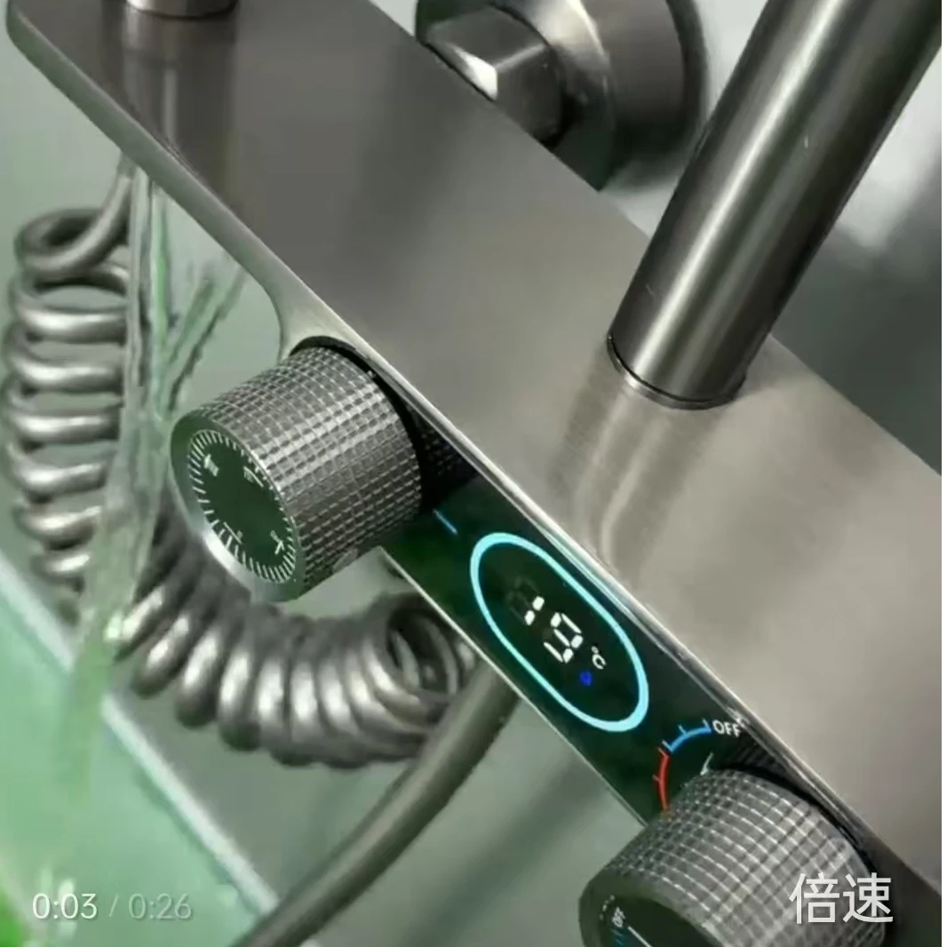 精铜沐浴花洒套装增压淋浴喷头卫生间家用