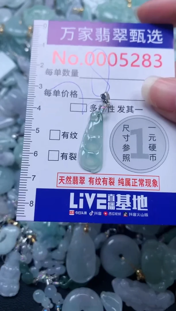 颈饰未镶嵌翡翠5283