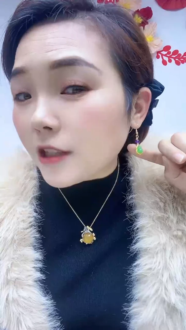 【闪购商品】和田玉耳饰未镶嵌A01GDGSGG