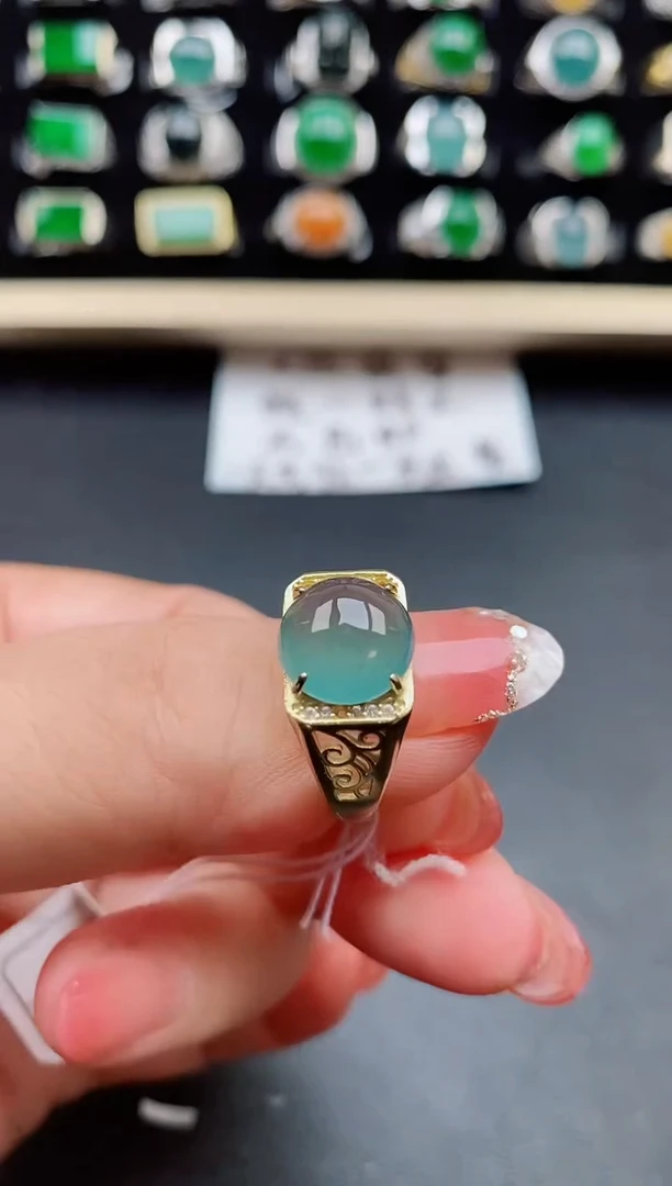 【闪购商品】翡翠戒指银S925镶嵌121212