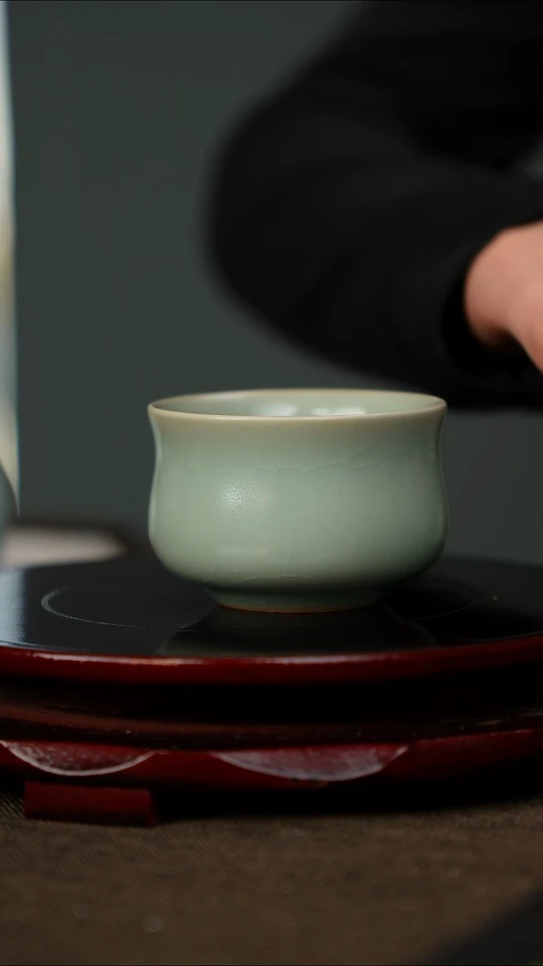 全品 福袋杯 无底款 仿古釉