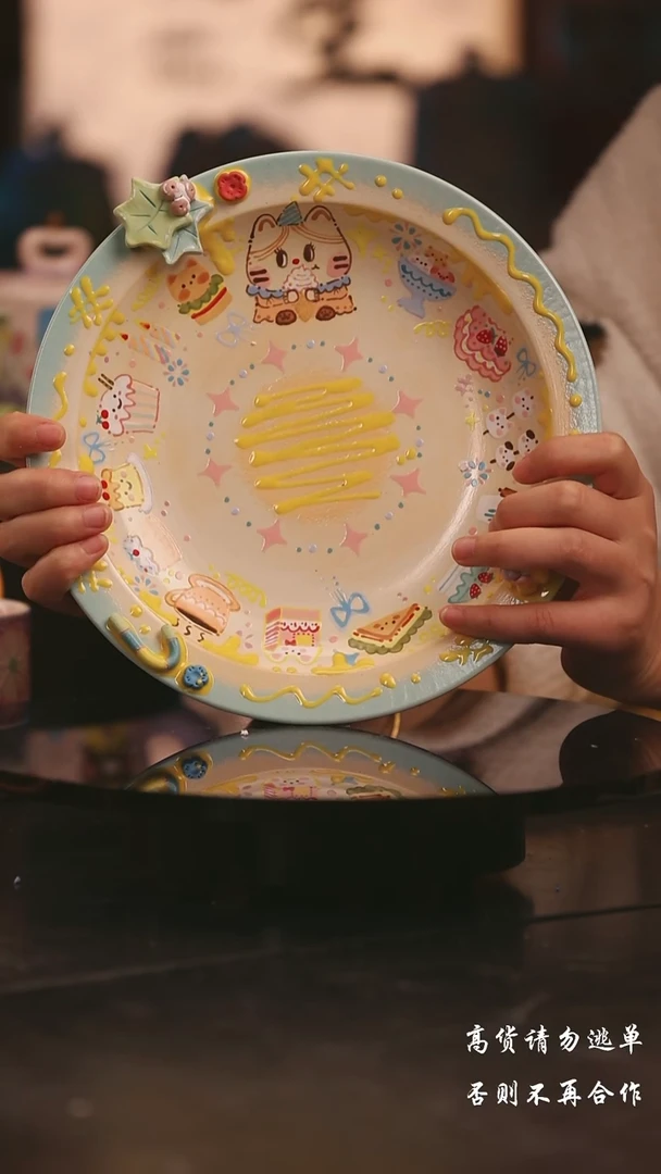 陶瓷景德镇可爱设计师款陶瓷