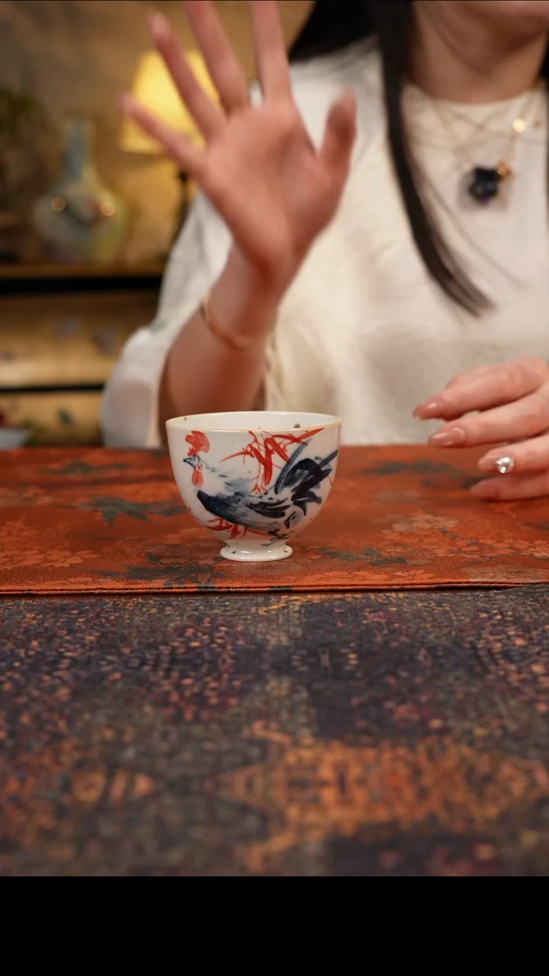 杯景德镇陶瓷杯碗柴烧多人