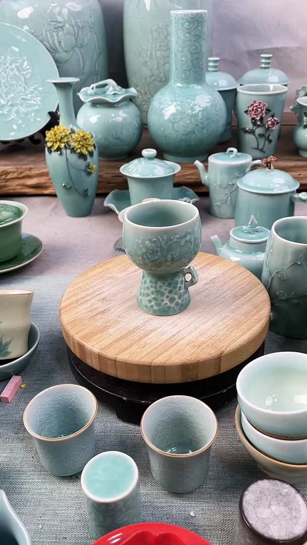 【闪购商品】特价 微瑕 慧仙青瓷