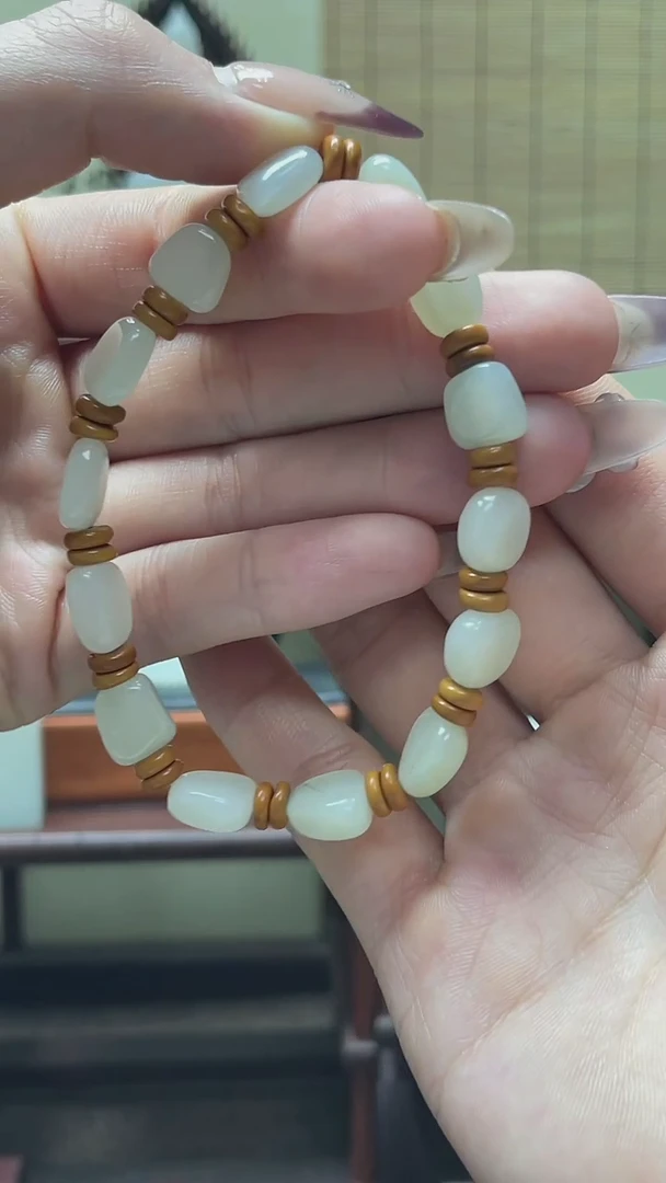 【闪购商品】和田玉手串未镶嵌原石手串