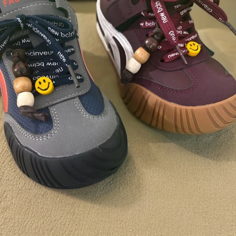 儿童加绒二棉新款防踢男童女童时尚防滑保暖休闲魔术贴运动鞋5819