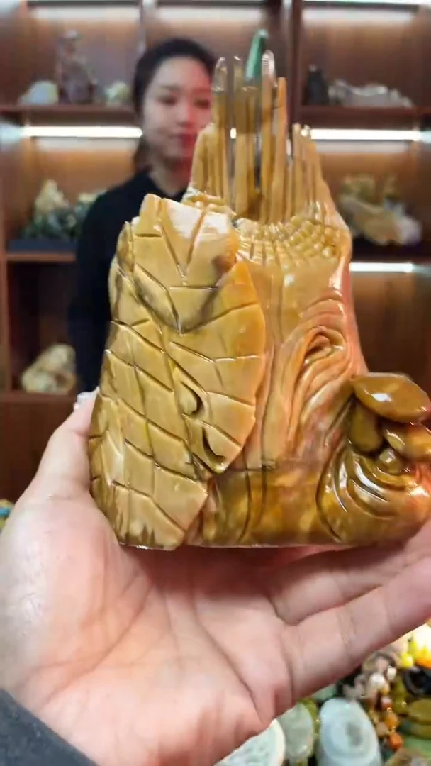 未镶嵌蛇纹石玉摆件