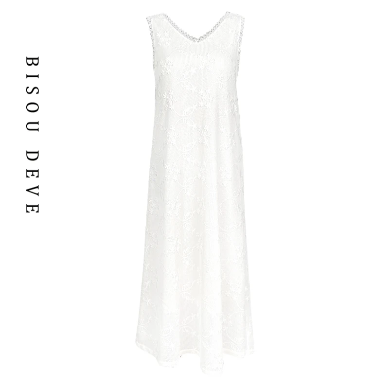 【直播专属】繁花绮梦钩花蕾丝裙MA01138484