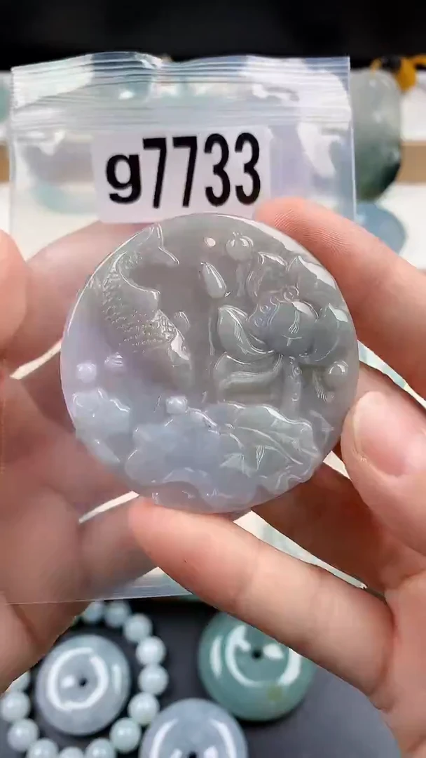 颈饰未镶嵌翡翠天然翡翠吊坠挂件
