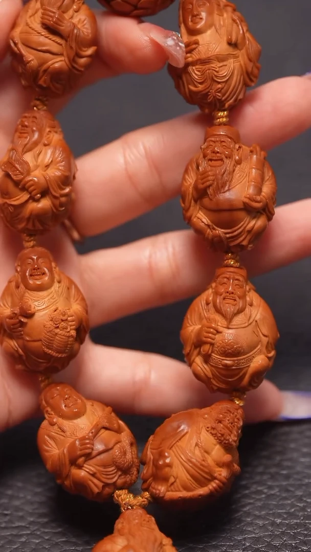 手串橄榄核2.3/八仙祝寿