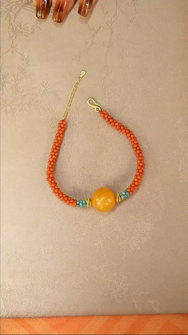 【闪购商品】琥珀手链未镶嵌手串