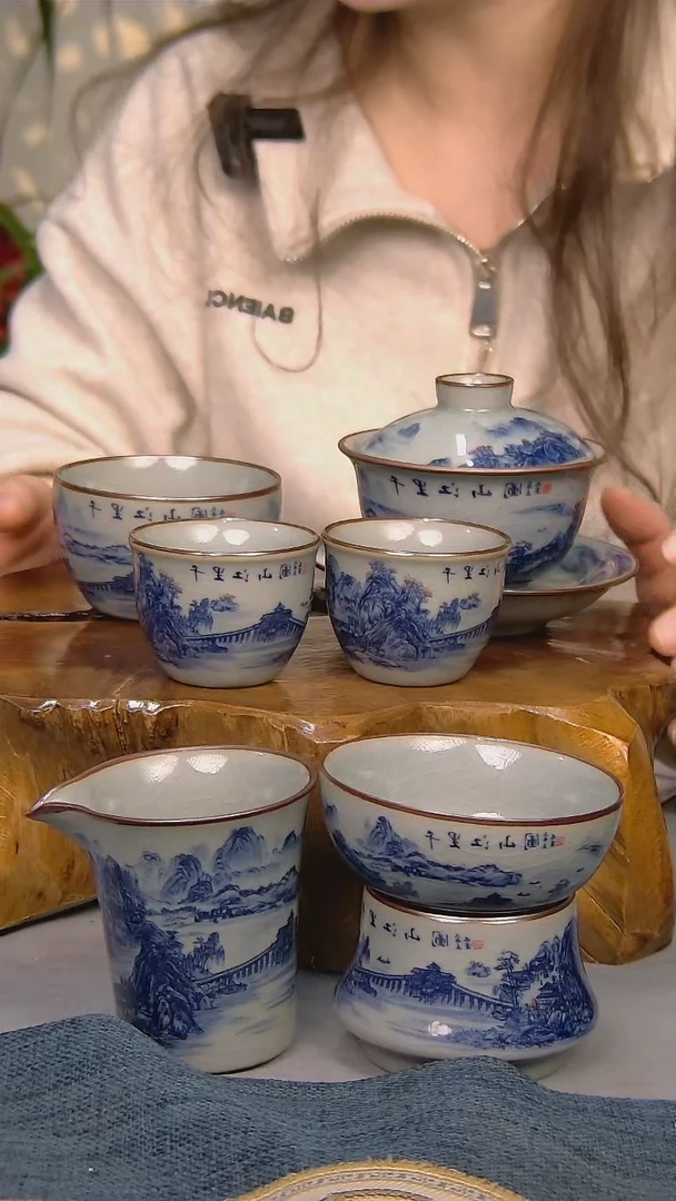 【闪购商品】简装家用款6件套 陶瓷家用茶具系列