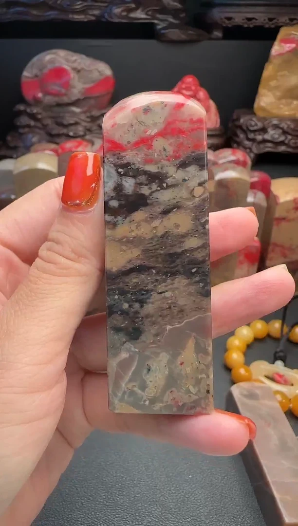 昌化石昌化鸡血石印章