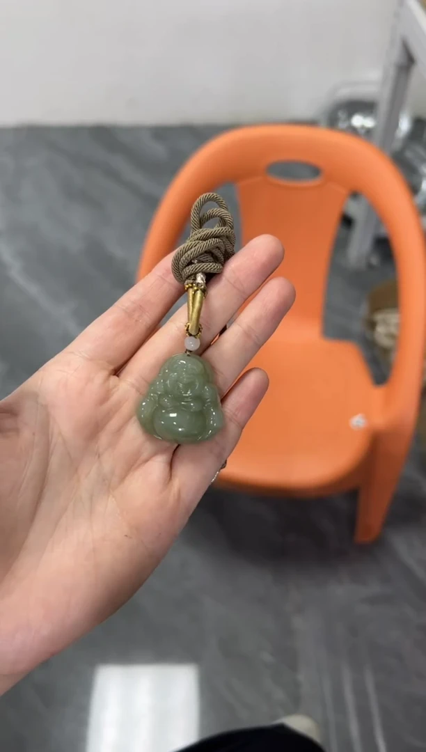 项链未镶嵌和田玉和田玉晴水佛公吊坠[多样发其一]