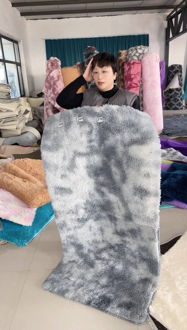 泡沫60*180扎染银灰