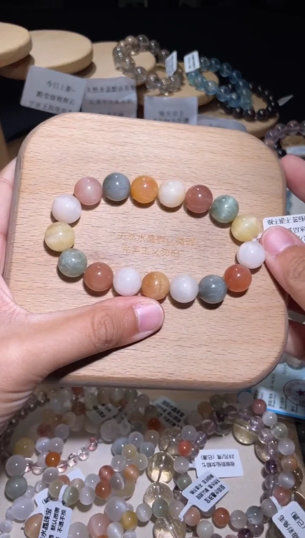 未镶嵌手链水晶111号多样性发一AA 约12m