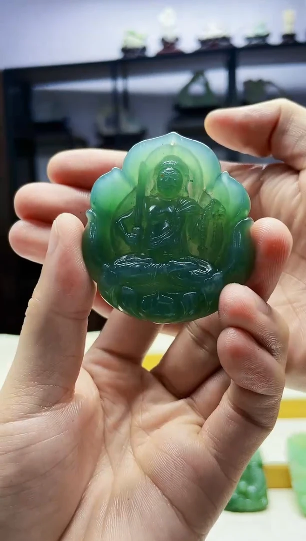 定制翡翠未镶嵌毛货07090254