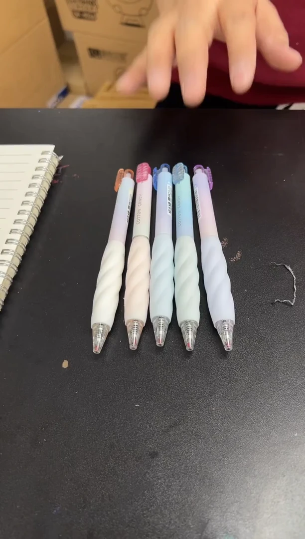 禾硕棉花糖中性笔5支