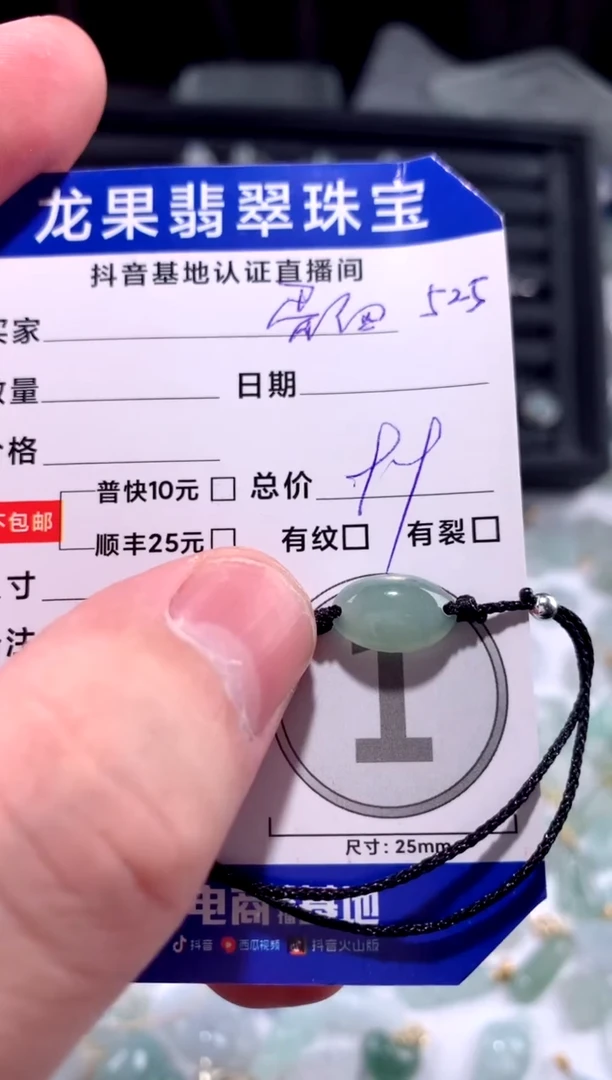 【闪购商品】翡翠颈饰未镶嵌蛋面525