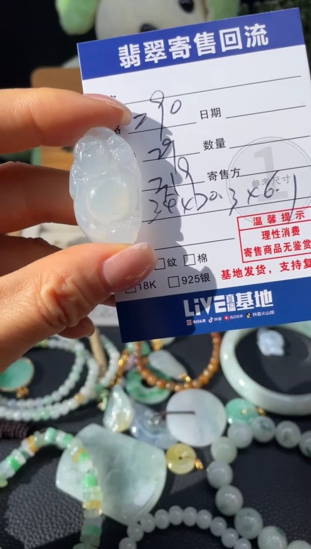 颈饰未镶嵌翡翠10150173