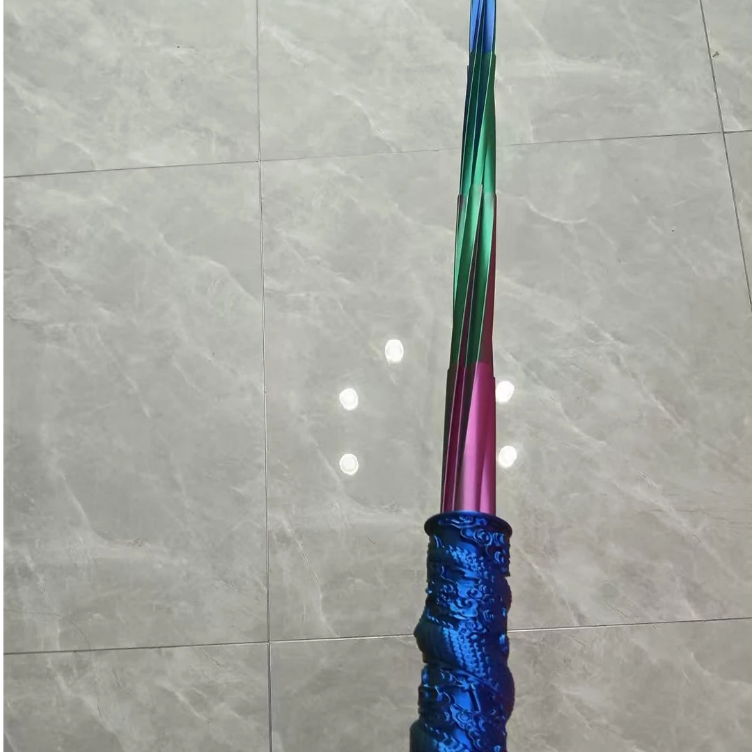 3D打印盘龙纹伸缩剑玩具道具摆件装饰3D打印玩具三D打印盘龙剑