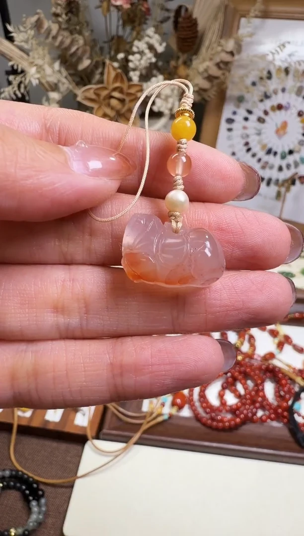 水晶摆件未镶嵌手机挂